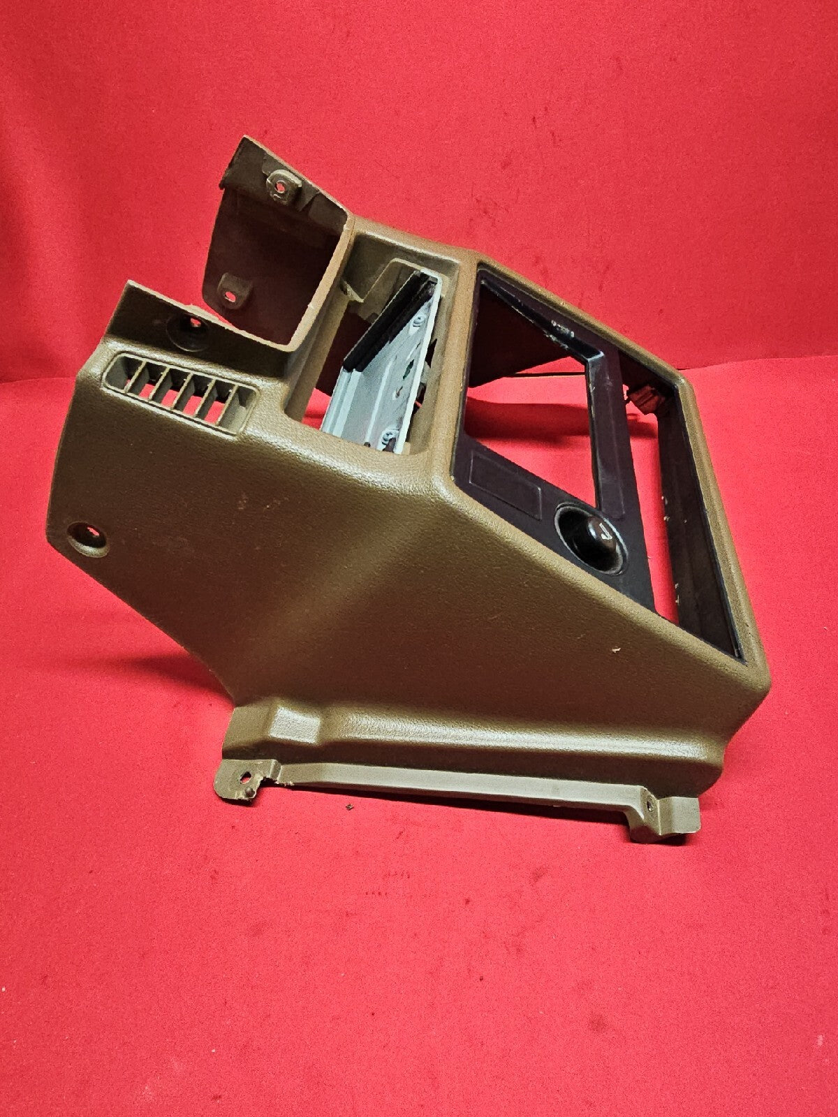 1986 1987 1988 1989 Toyota Celica Dash Radio Climate Bezel Surround Trim Brown