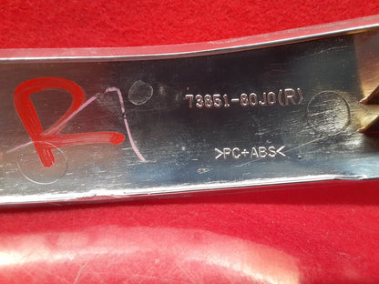 2007 - 2013 Suzuki SX4 Center Dash Chrome Radio Left Right Bezel Trim Set of 2