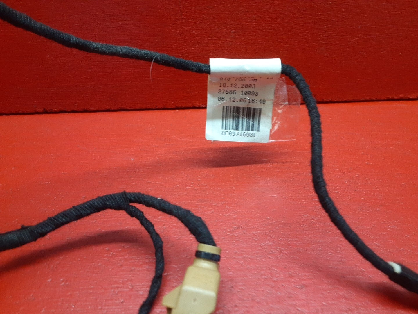 2007 Audi A4 Quattro Right Left Rear Door Complete Harness 8E0-971-693-L