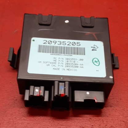 2012 Chevrolet Traverse Power Lift Gate Power Control Module 20935205