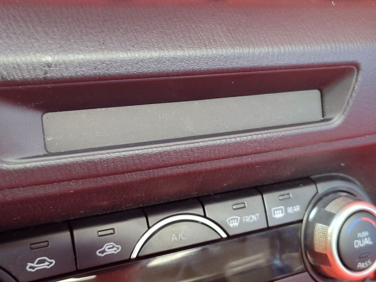 2014-2016 Mazda 3 Japan Built HVAC Temp Control w/ Dual Zone + Auto