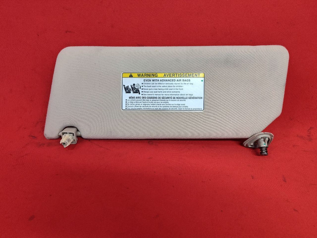 2002-2006 Toyota Camry Basic Mirror Sun Visor Shade Set Beige Taupe Cloth