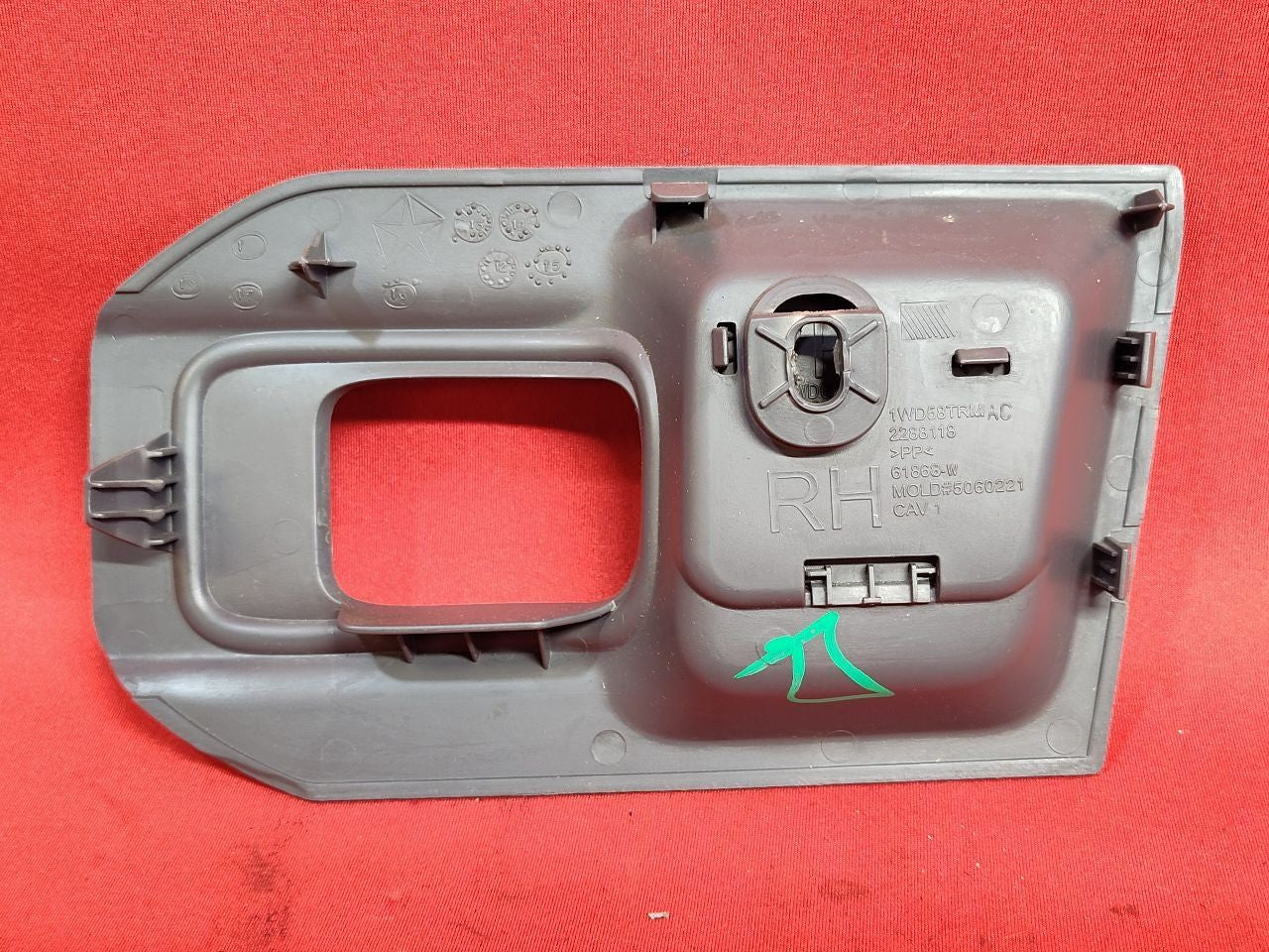 2013-2024 Dodge Ram RIGHT PASSENGER Front -or- Rear Door Handle Trim Bezel