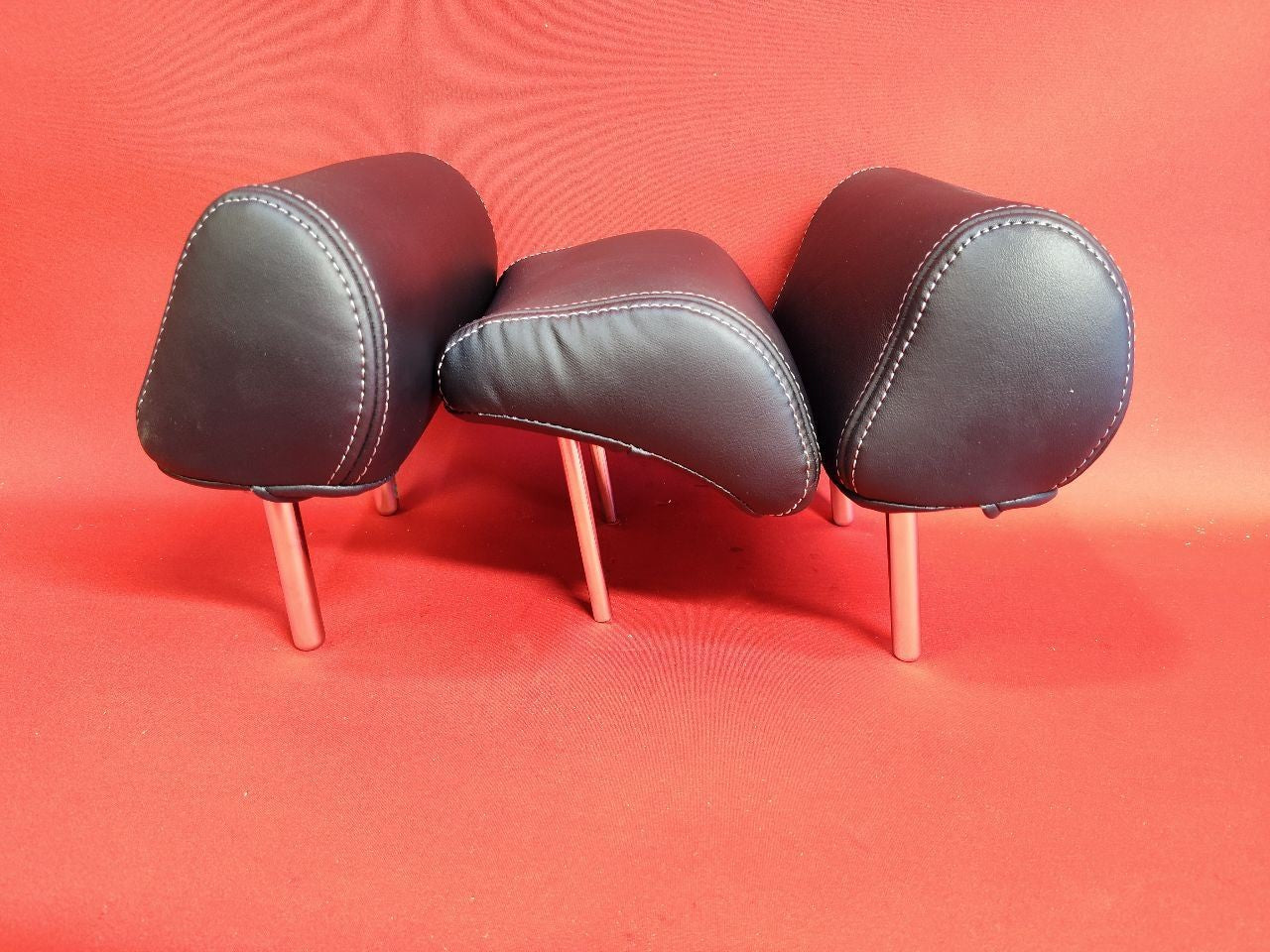 2011 Lexus IS250 IS350 REAR Left Right Center Headrest 3 Set Black Leather