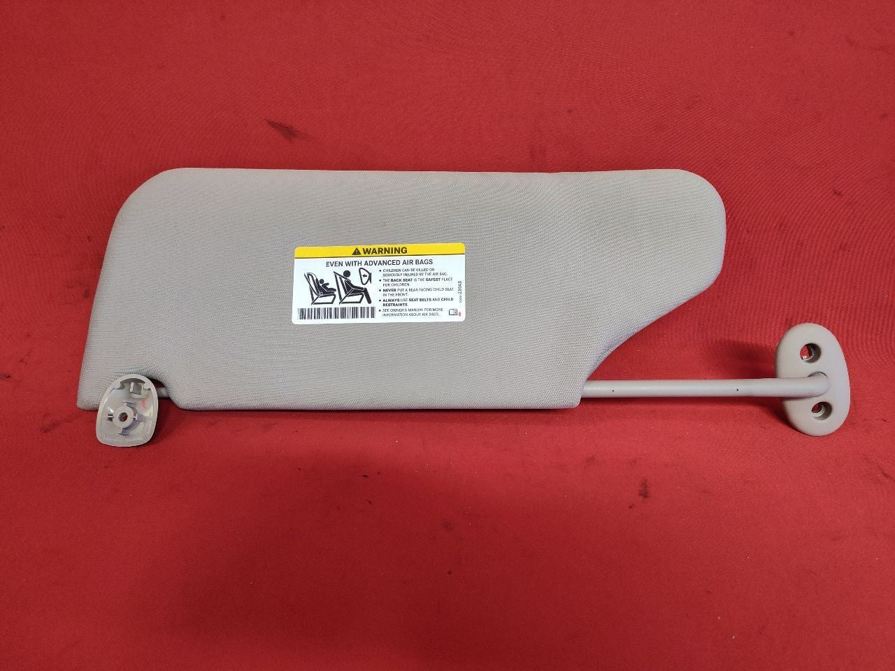 2005-2010 Jeep Grand Cherokee Sun Visor Shade Left Right SET Grey Cloth