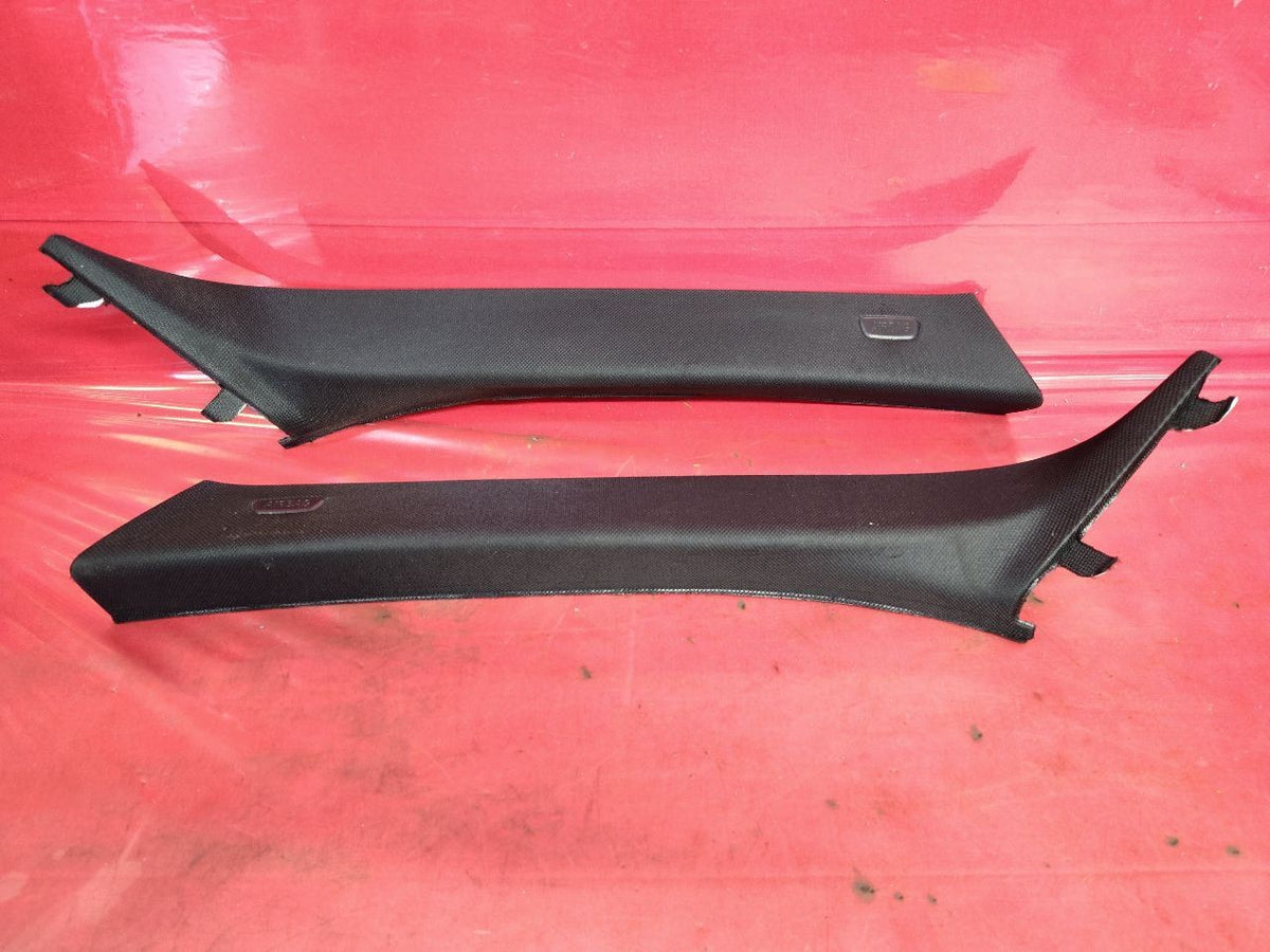 2010-2016 BMW 528i 535d 535i 550i Front A-Pillar A Pillar Trim Set Jet Black