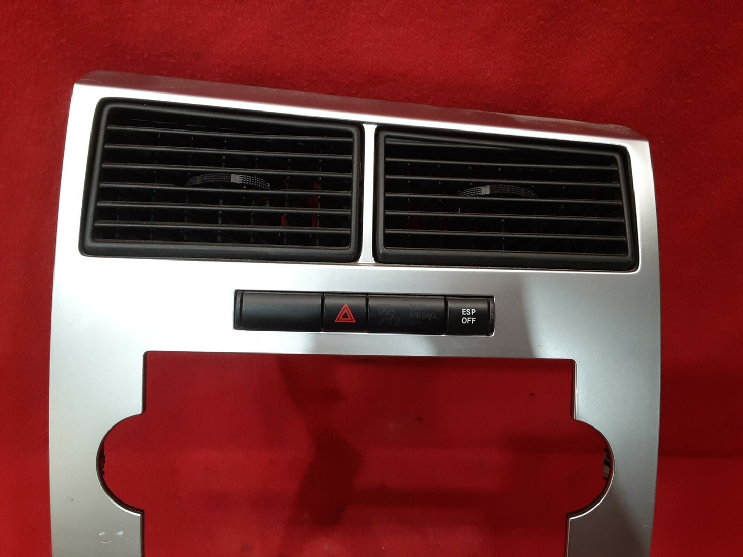 2006 2007 Dodge Charger R/T SRT  - Climate Control Bezel - Chrome