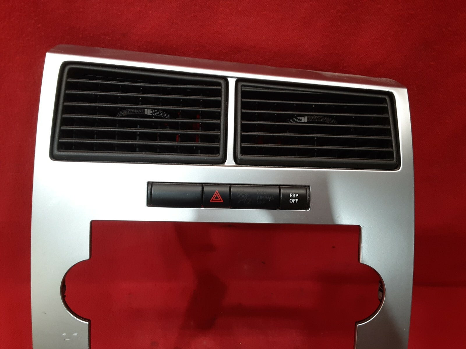 2006 2007 Dodge Charger R/T SRT  - Climate Control Bezel - Chrome