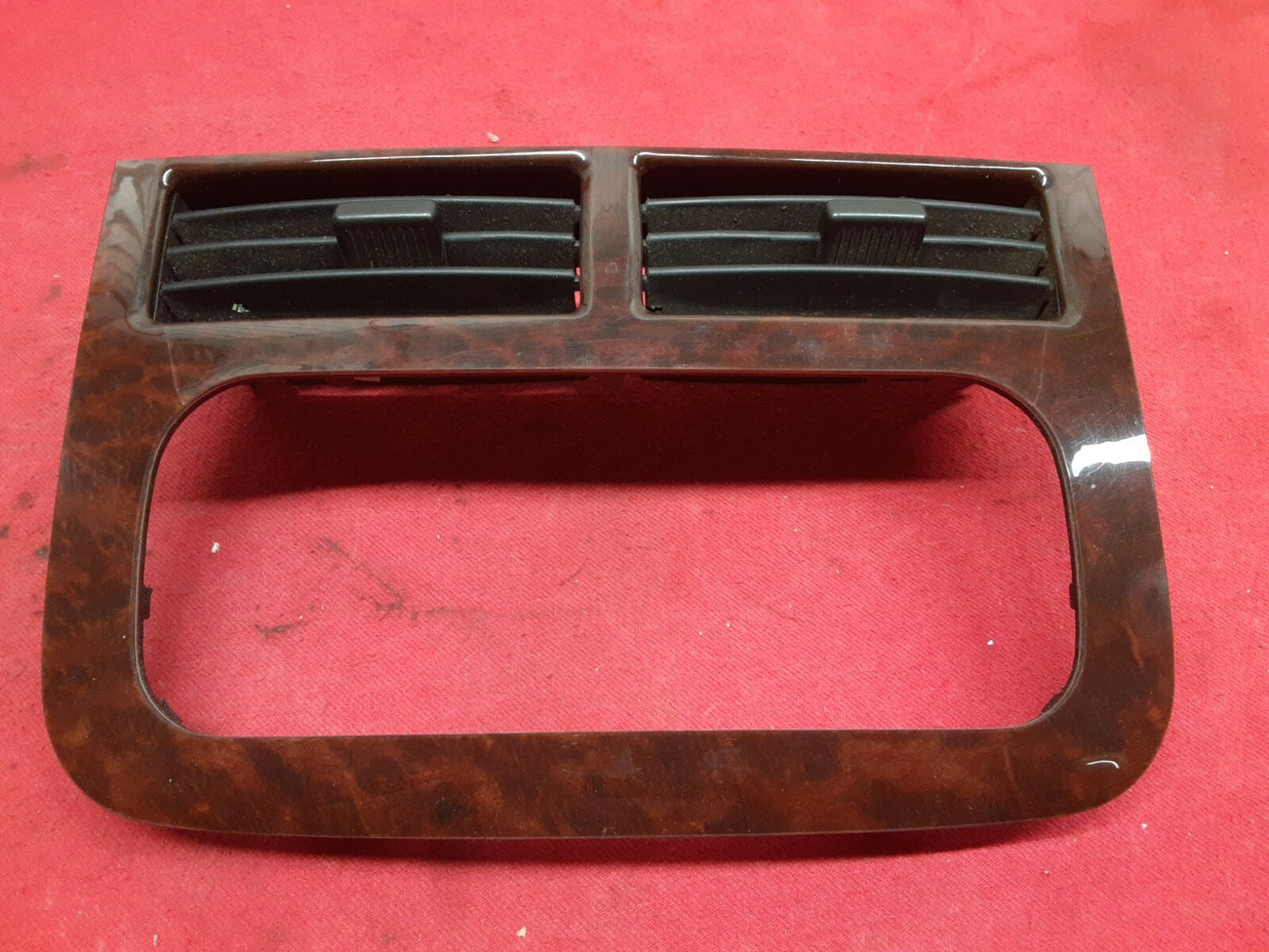 2002 2003 2004 Jeep Grand Cherokee OVERLAND Redwood Wood Burl Radio Vent Bezel
