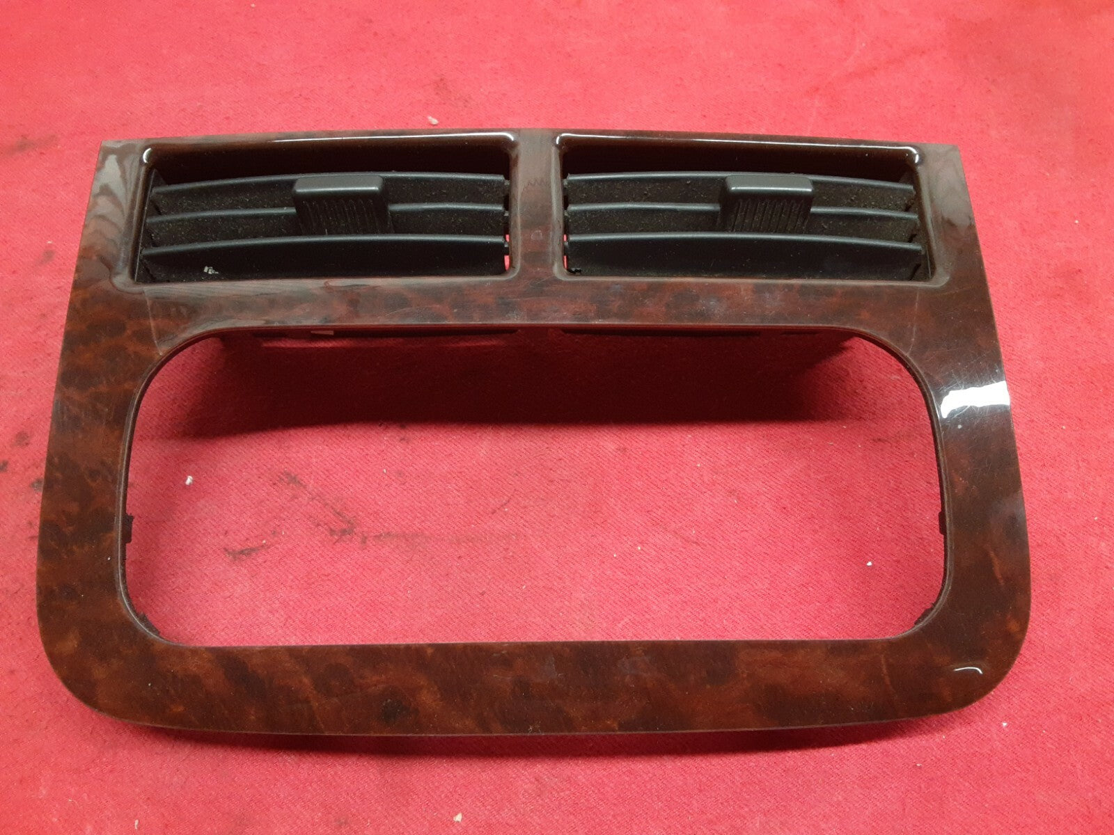 2002 2003 2004 Jeep Grand Cherokee OVERLAND Redwood Wood Burl Radio Vent Bezel