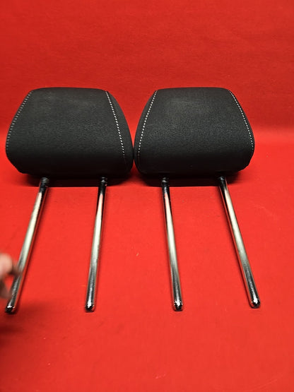 18-20 Buick Regal Sportback TourX REAR Left Right Seat Headrest SET Black Cloth