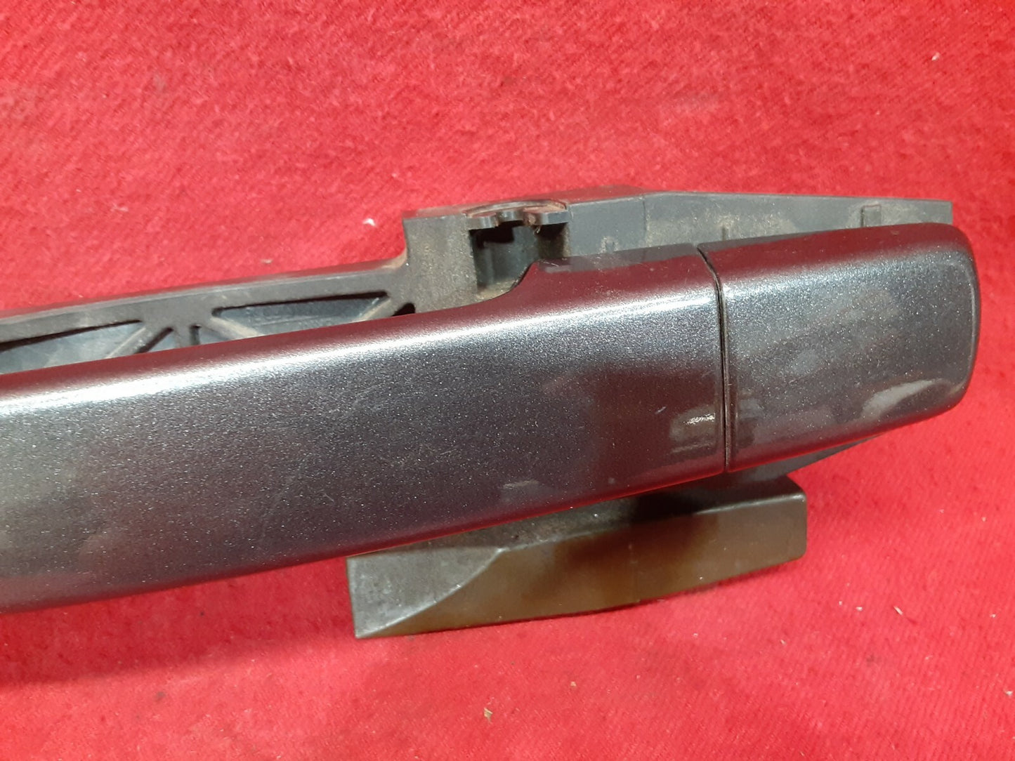 2004 - 2008 Nissan Maxima Rear Left / Driver Side Door Handle - Smoke Metallic
