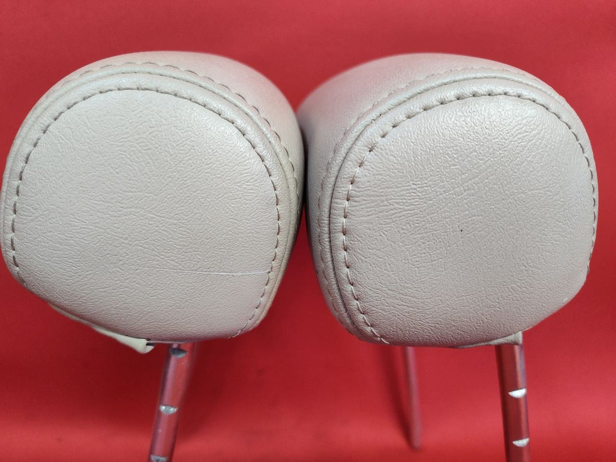 2000-2007 Chevy Cadillac GMC 03-07 Hummer REAR Headrest Set Leather Beige