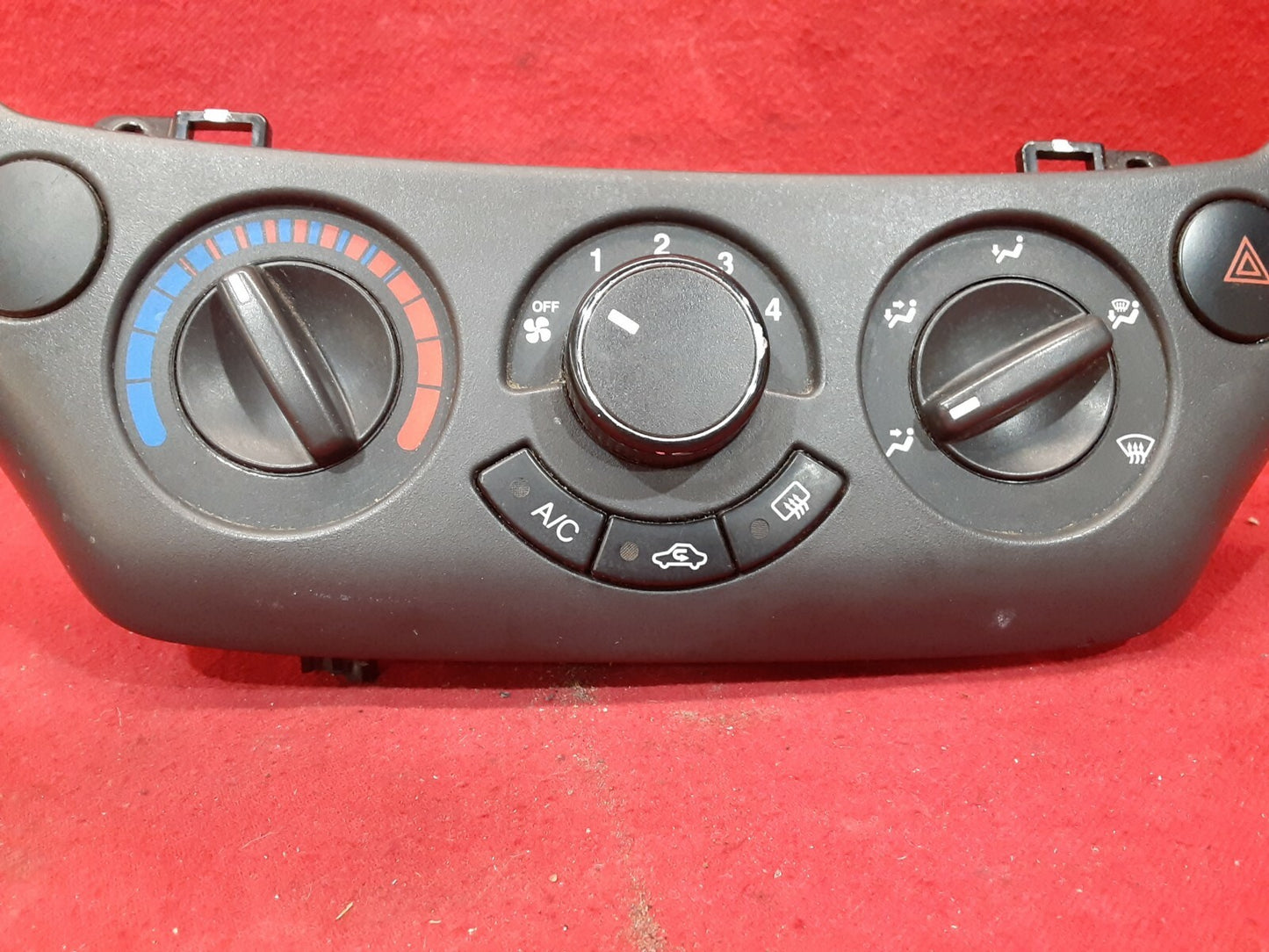 Chevrolet Chevy Aveo Climate Control Hazard 4 Way Button Knob Bezel