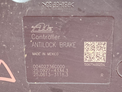 2006 2007 Jeep Grand Cherokee / Commander Hydraulic ABS Anti-Lock Brake Pump
