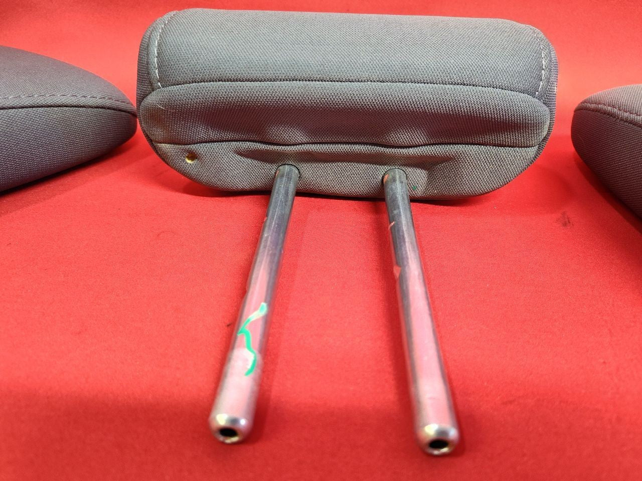 2013-2020 Dodge Ram 1500 2500 3500 REAR Seat Headrest Set Grey Cloth