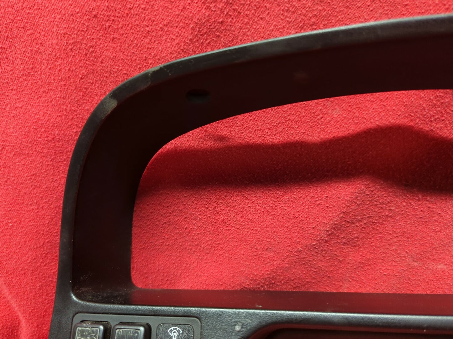 1990 1991 Honda Civic 4 Door Sedan - Instrument Cluster Bezel - W/ Switches