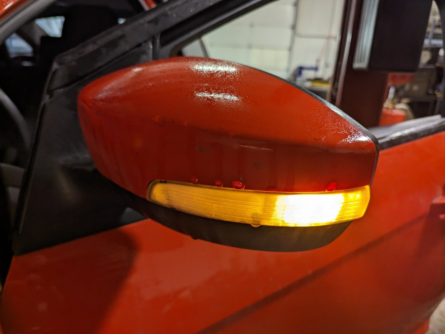 2012 - 2014 Ford Focus LEFT DRIVER Door Wing Mirror CM5Z-17683-A Race Red