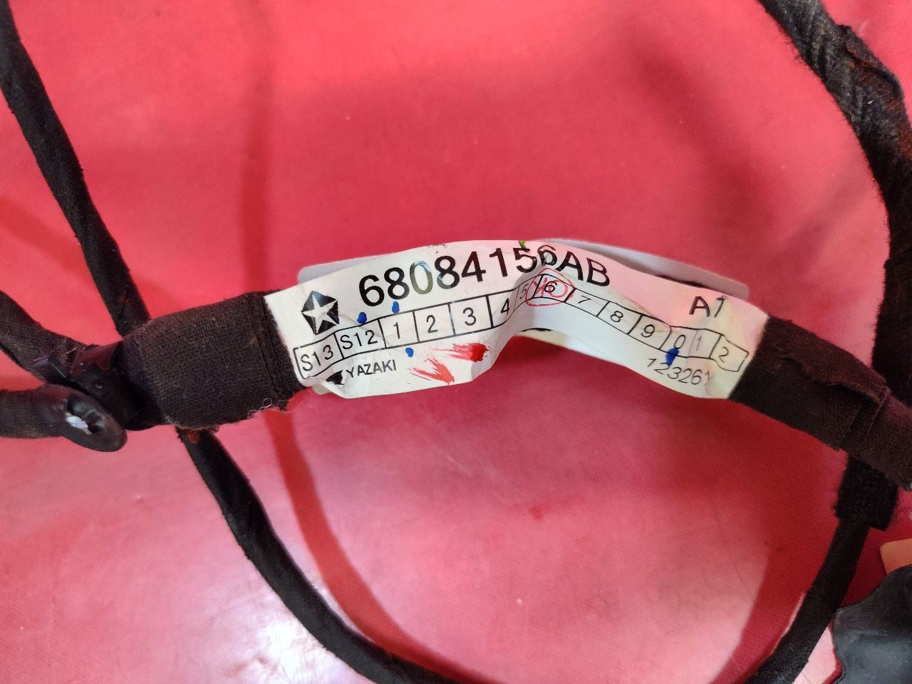 2012 2013 Chrysler 300 REAR RIGHT PASSENGER Door Wiring Harness Complete