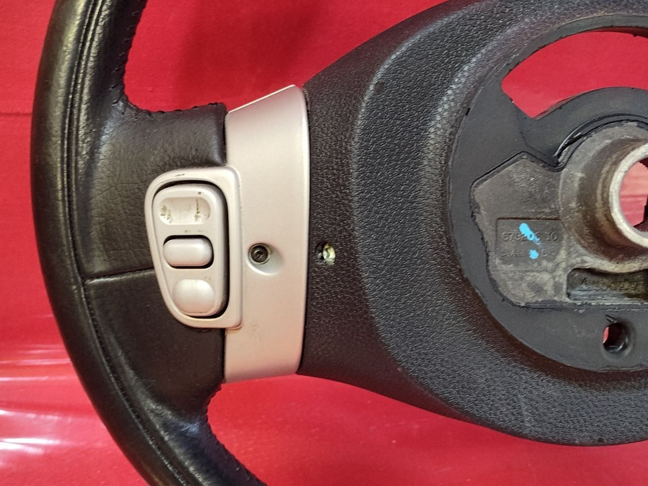 2002 2003 Mini Cooper Base / S Leather Steering Wheel w/ Cruise MANUAL Trans