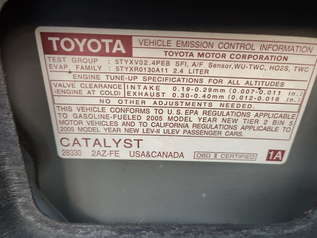 2002-2017 Toyota Sedan / Hatchback Interior Rearview Mirror Manual Flip Dim