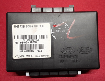 2012 2013 Hyundai Accent Body Control Module Unit BCM BCU 95400-1R200