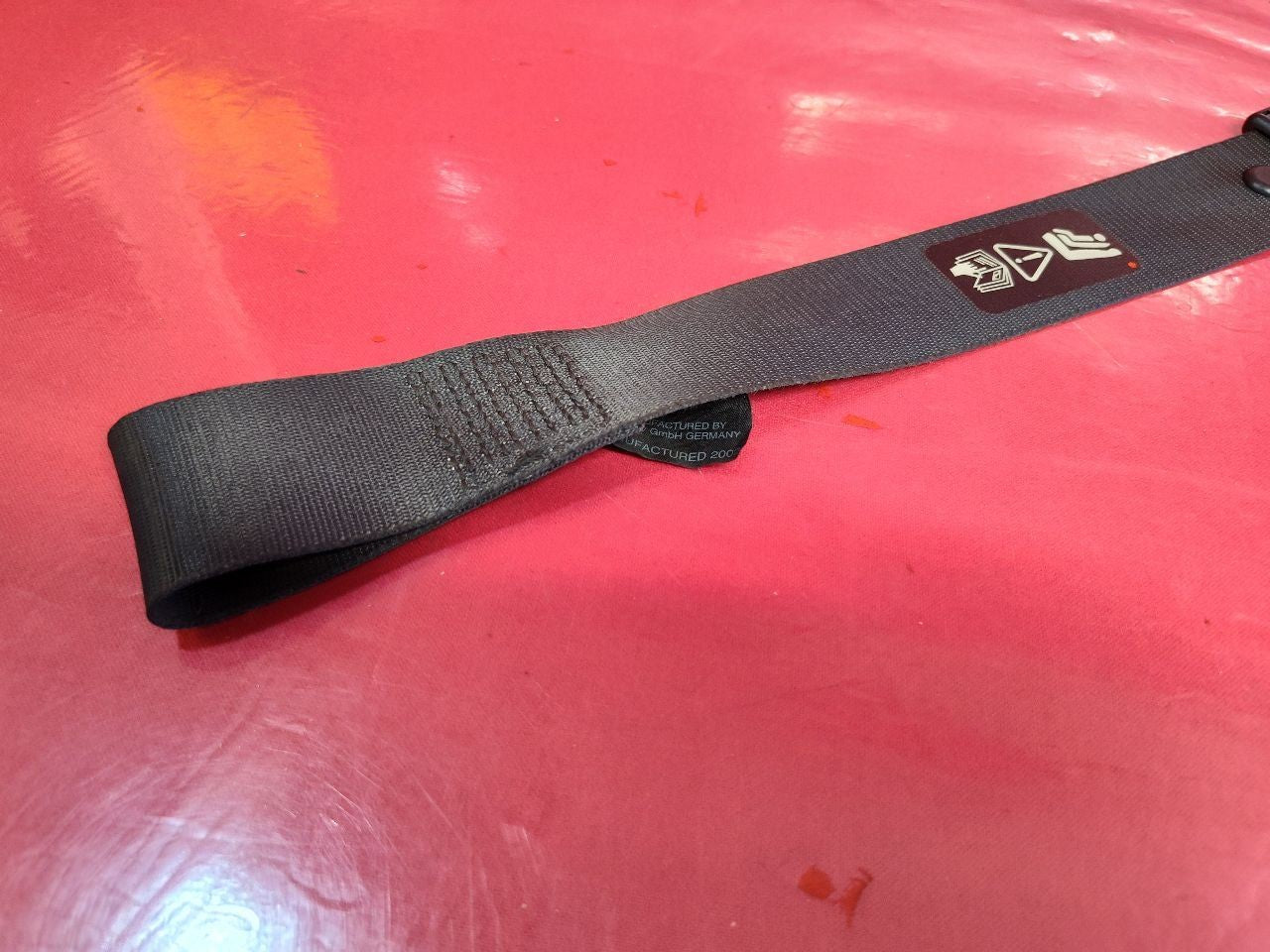 02-03 Mini Cooper Base / S Front Right Passenger Seat Belt Retractor Black