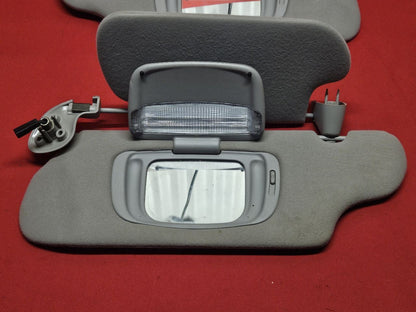 2001-2003 Ford Taurus Mercury Sable ILLUMINATED Gray Sun Visor Shade SET