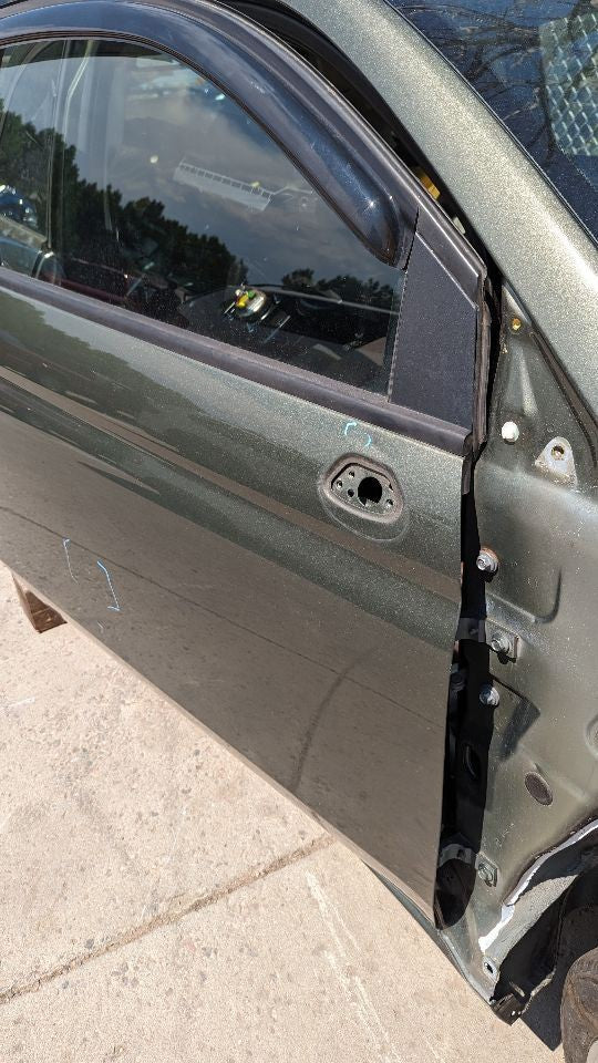2012-2019 Fiat 500 Coupe RIGHT PASSENGER Door Panel Shell PFP Oliva green Pearl