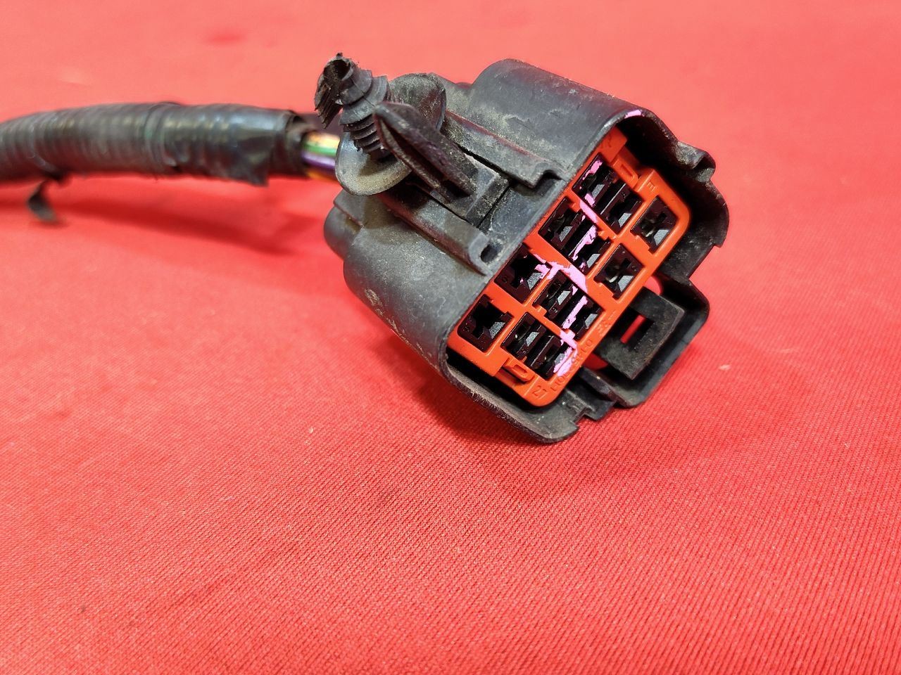 2012-2014 Ford Focus REAR Bumper Wiring Harness w/ Parking Sensors Oxford White