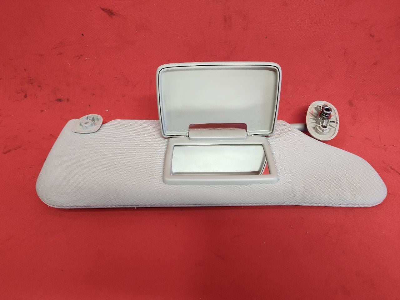 2005-2010 Jeep Grand Cherokee Sun Visor Shade Left Right SET Grey Cloth