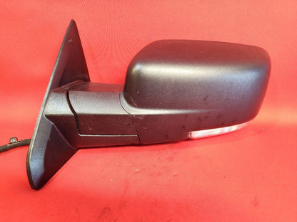 2014-2017 Dodge Ram LEFT DRIVER Door Wing Side Mirror Textured Black Heat + Fold