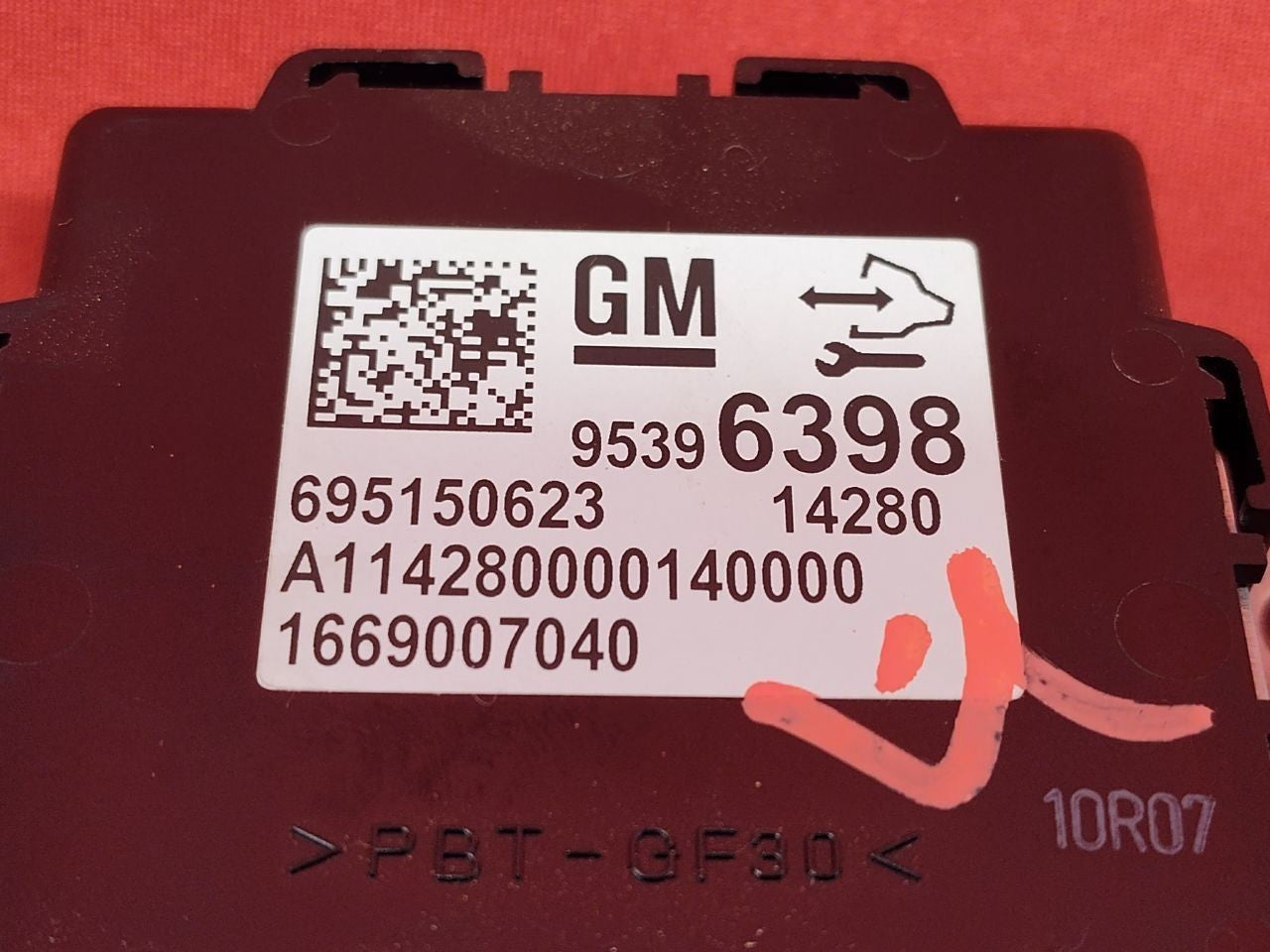 2015 Chevy Chevrolet Spark EV Pedestrian Sound Alert Control Module 95396398