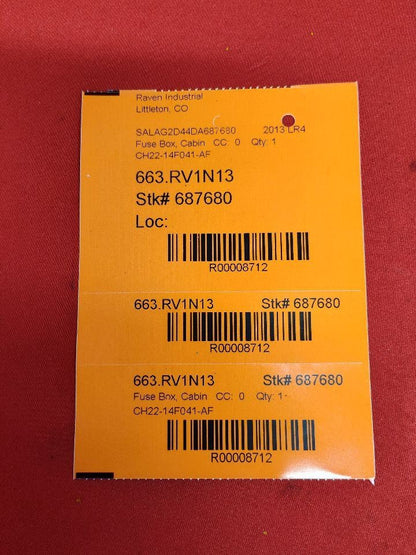 2012 2013 Land Rover LR4 5.0L Interior Cabin Fuse Box Junction Block Manual Tilt