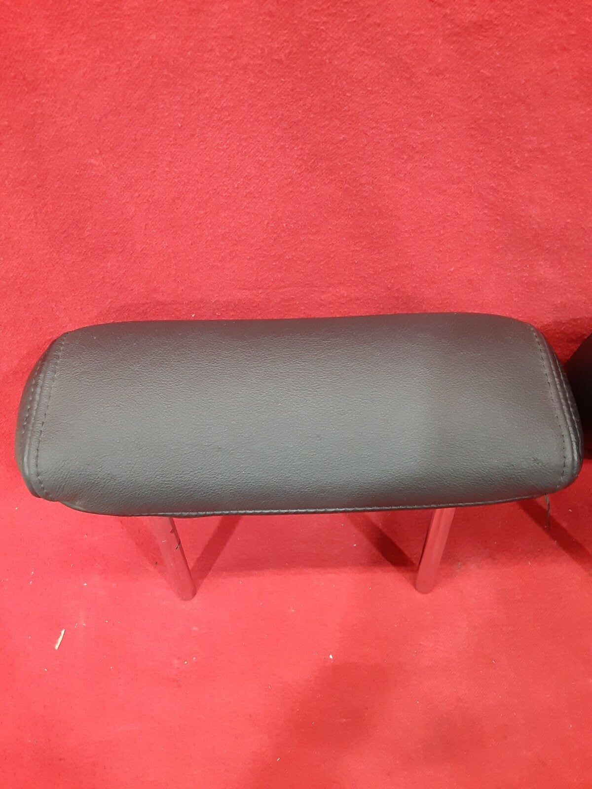 2004 - 2008 Nissan Maxima Leather Rear Left Right Headrest Set Black
