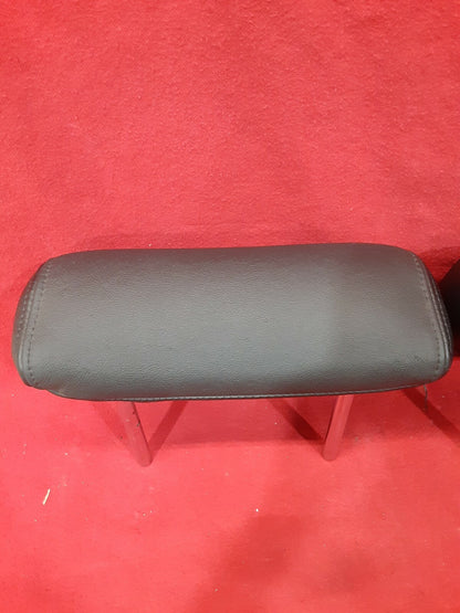 2004 - 2008 Nissan Maxima Leather Rear Left Right Headrest Set Black
