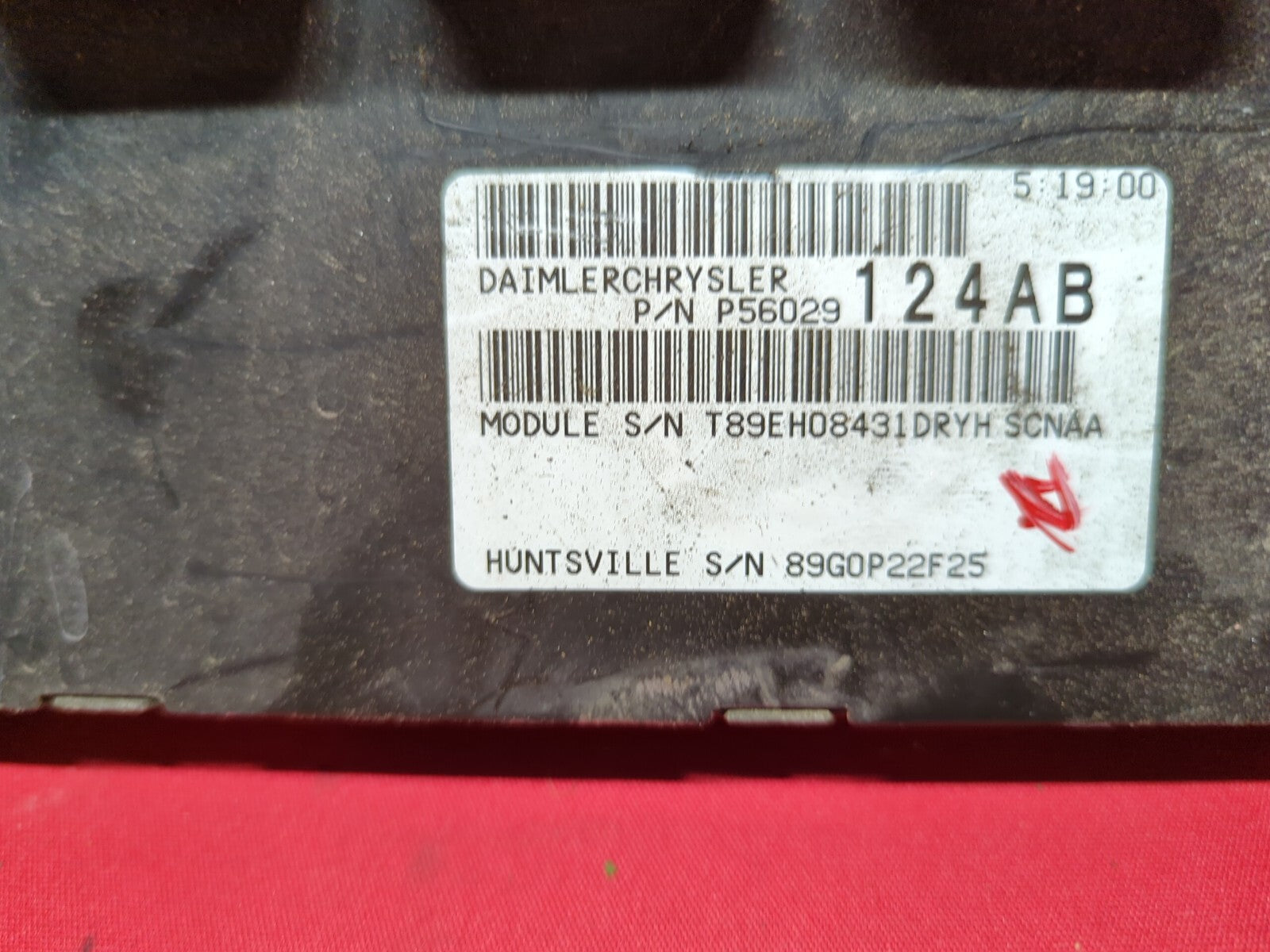 2003 Dodge Durango 4.7L V8 Powertrain Control Module PCM PCU 56029124AB