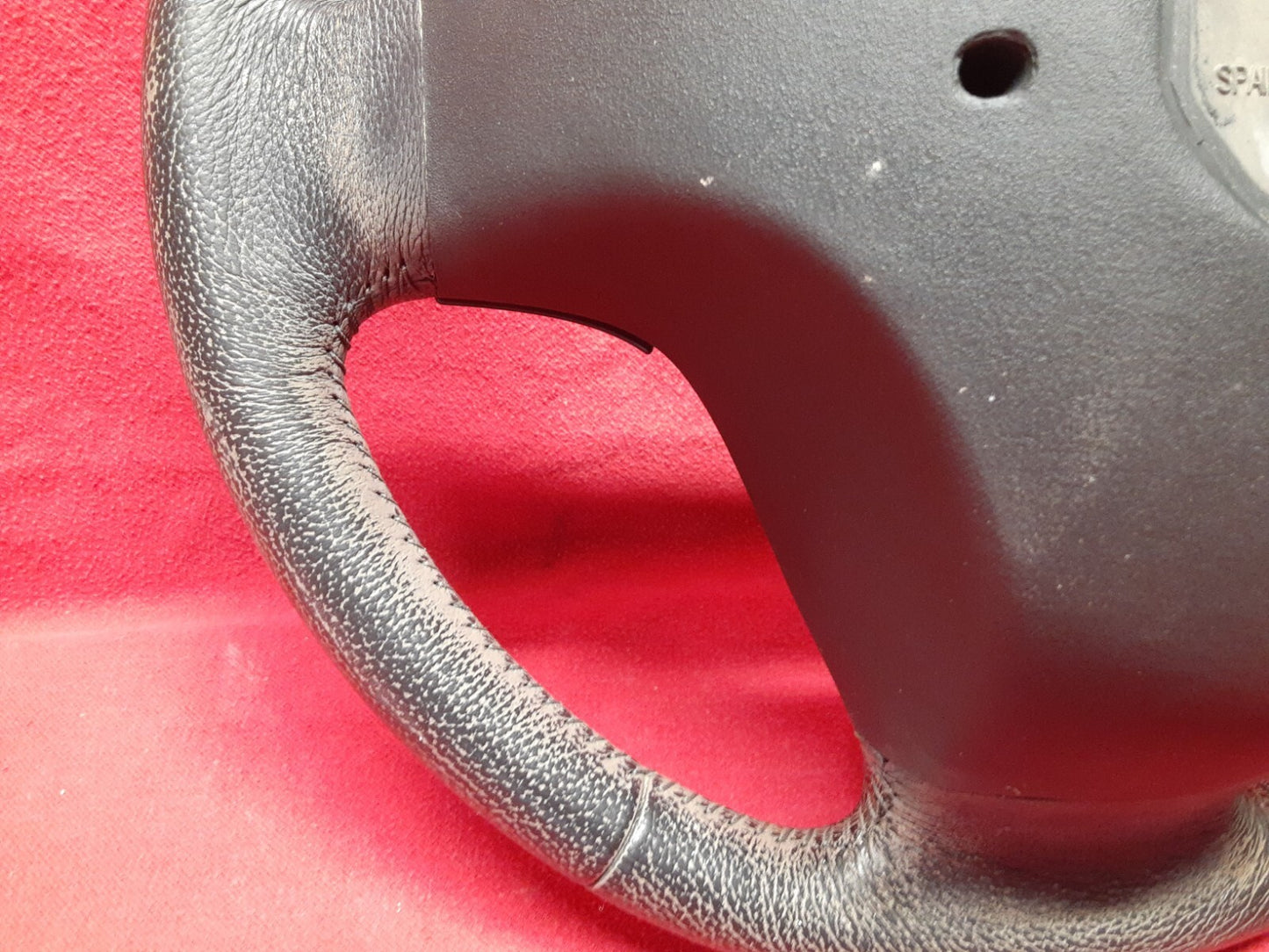 2004 - 2010 Volvo S40 Charcoal Black Steering Wheel Leather w/ Cruise & Audio