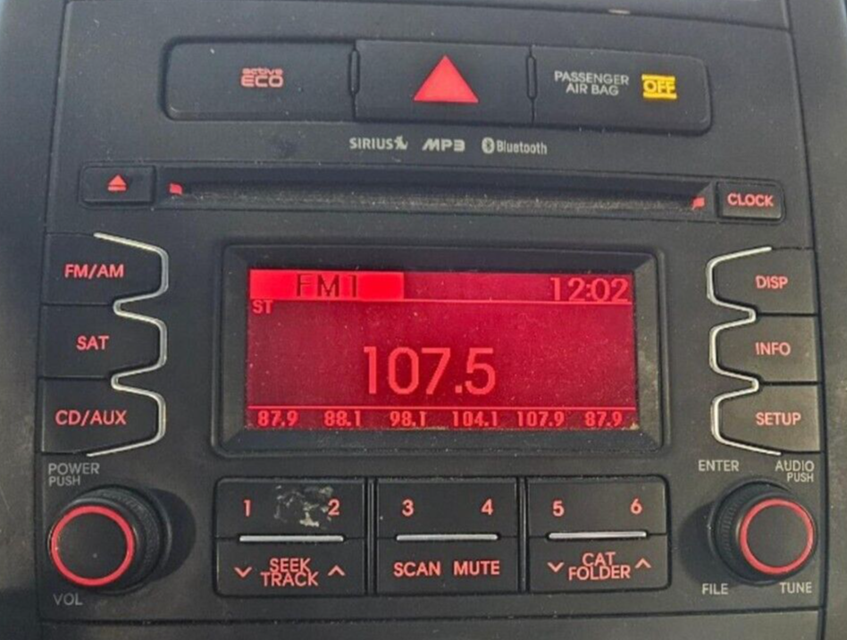 2013 Kia Soul Radio Assembly Display AM/FM/CD/SAT 96170-2K110WK