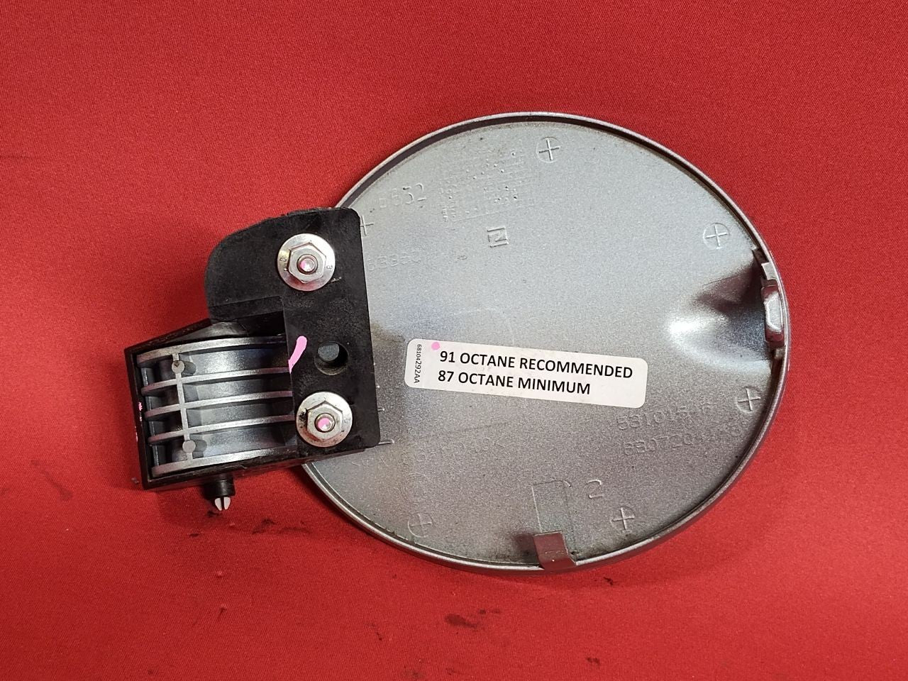 2012-2019 Fiat 500 Gas Fuel Filler Door Lid Petrol Flap PSC Pompei Silver