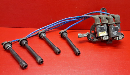 2007 - 2011 Kia Soul / Spectra Sportage Ignition Coil w/ Spark Wires 27301-23900