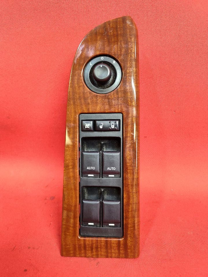 2006 2007 Jeep Grand Cherokee LEFT DRIVER Master Window Switch Woodgrain Bezel