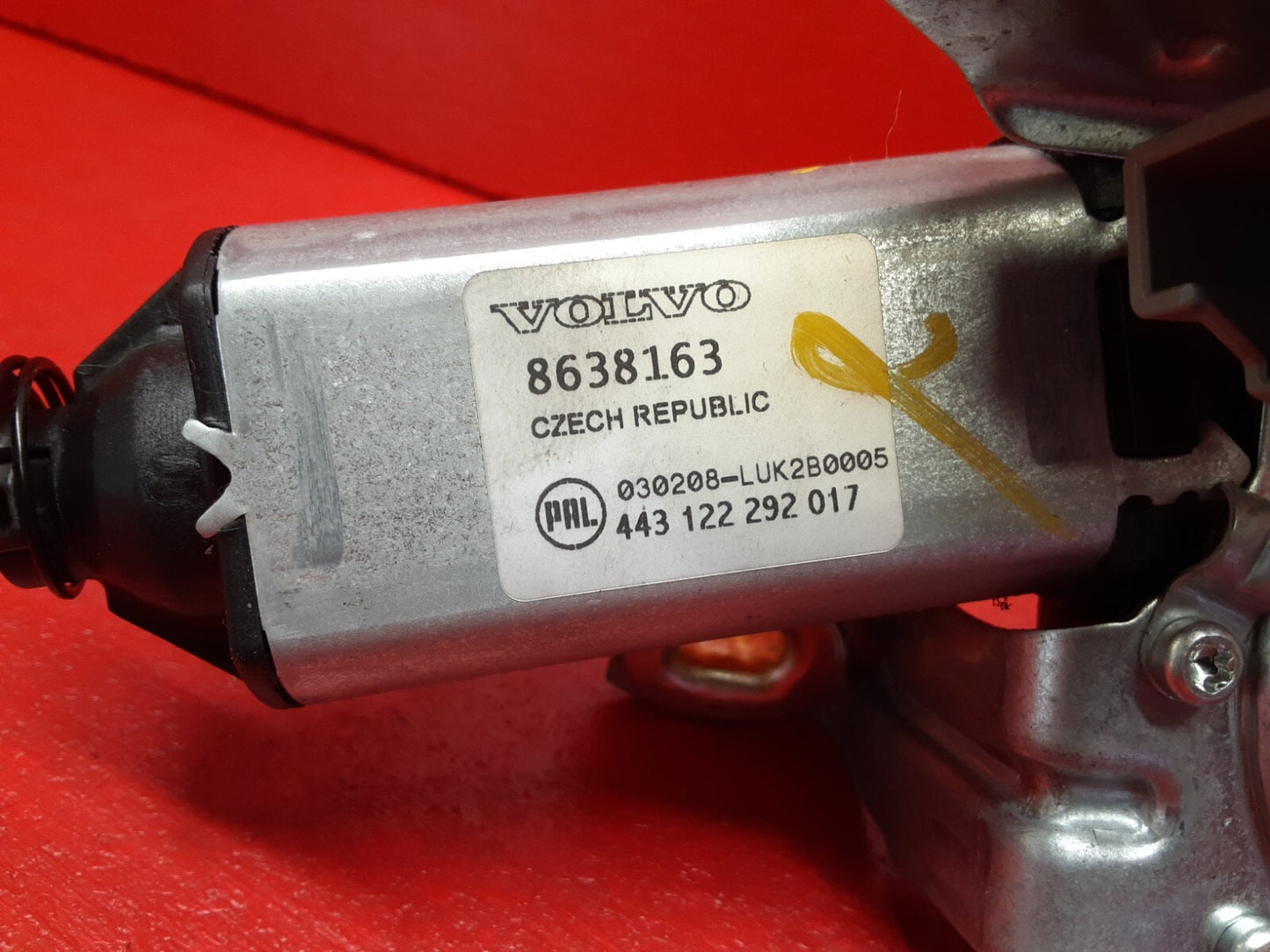 2003 - 2014 Volvo XC90 Back Glass Rear Wiper Motor 8638163