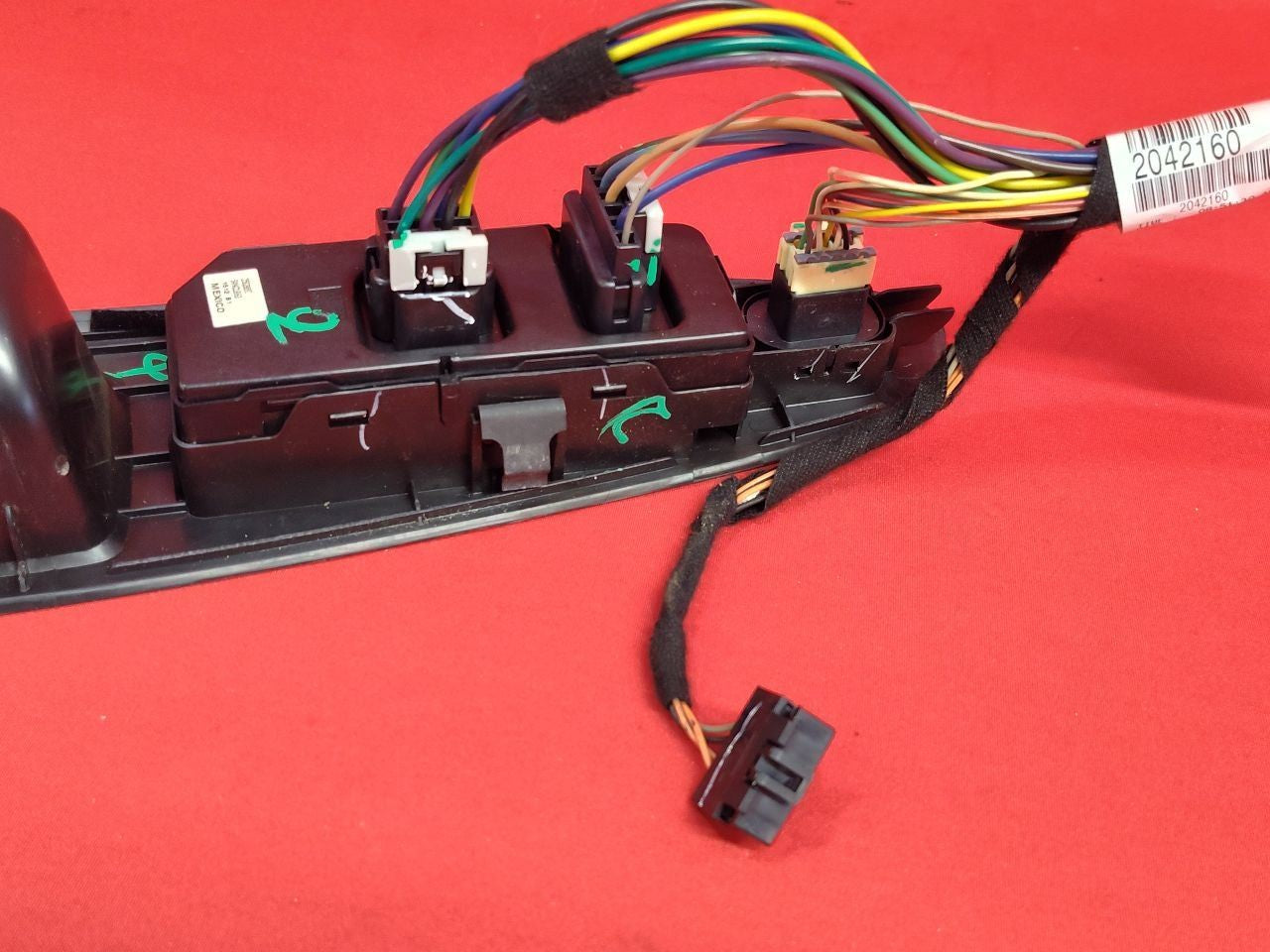 2009-2016 Chevrolet Impala Front Driver Master Window Switch Bezel Harness Set