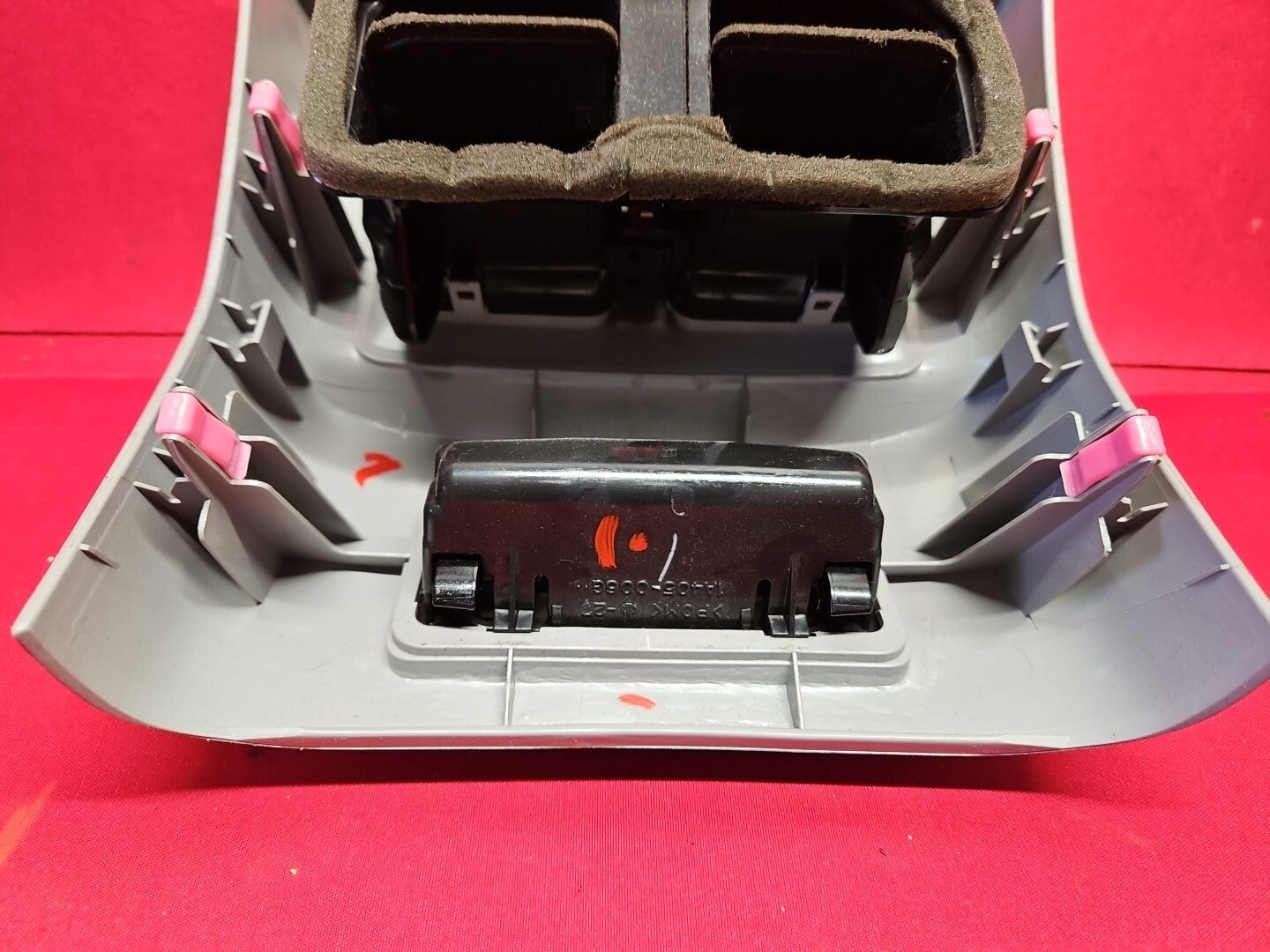 2006 2007 Lexus Center Console REAR Air Vent Tray Trim Bezel Grey 58860-30041-B0