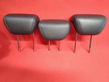 2008-2014 Subaru Tribeca REAR 2nd Second Row Headrest Set Black Leather