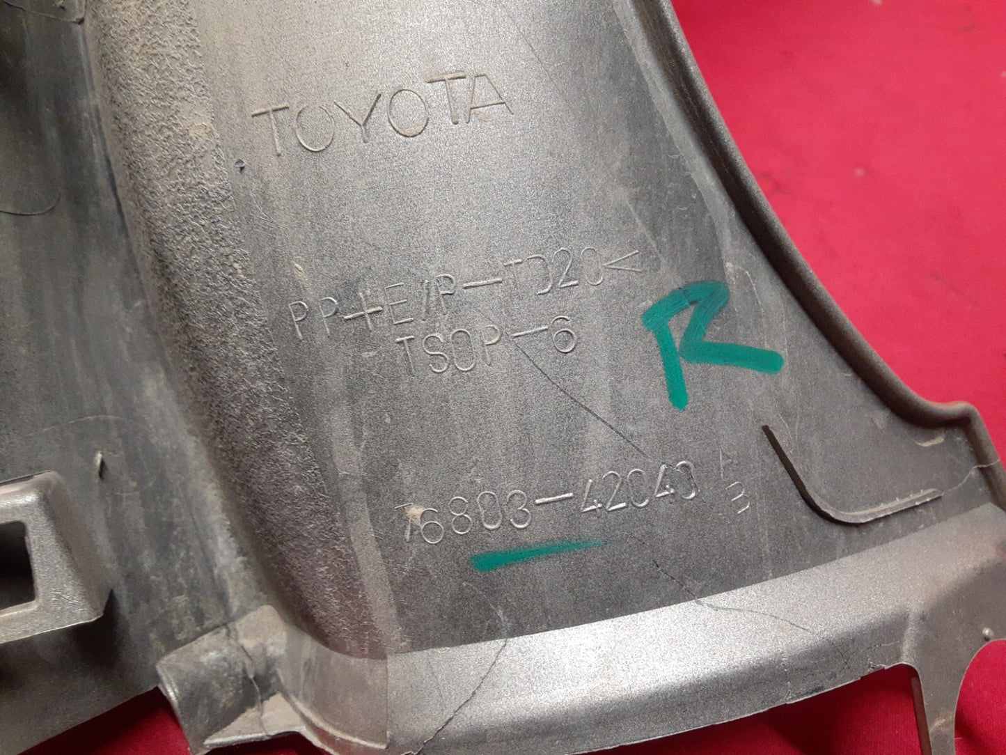 2006 - 2012 Toyota RAV4 RAV-4 RIGHT REAR Liftgate Hatch Trim 4T8 Sandy Beach