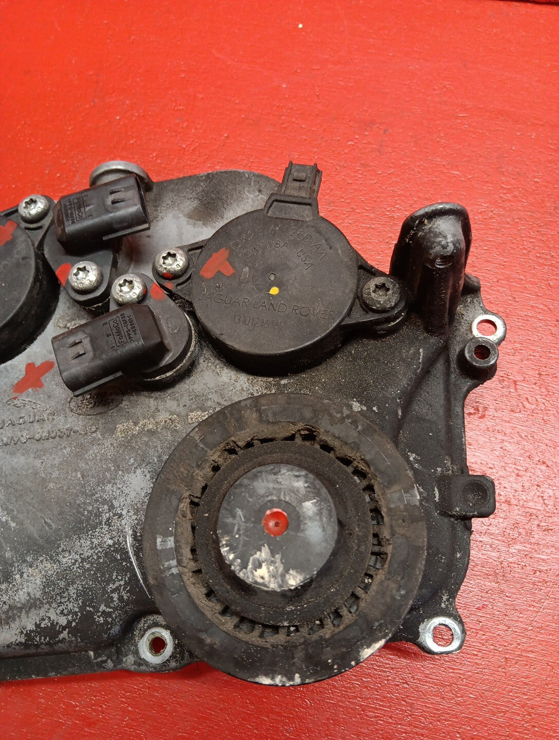 2010-2023 Land Rover Range Rover 5.0L Left Driver Timing Cover & Sensor LR032086