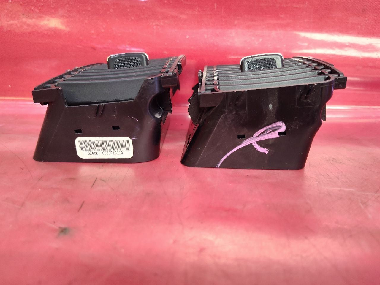 2008-2010 Jeep Grand Cherokee Left Right Outer Dash Air Vent Register SET Black