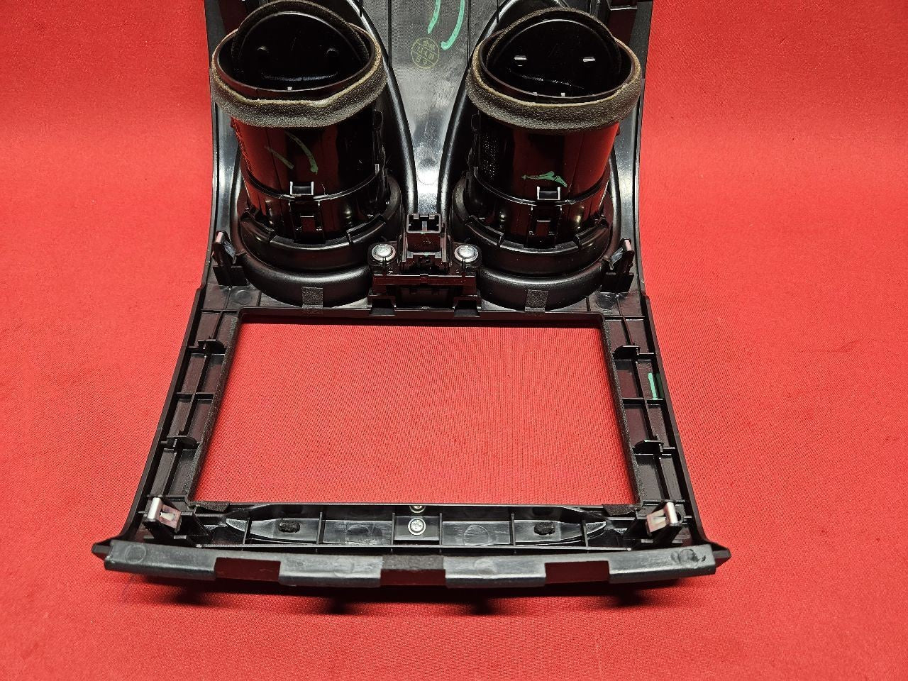 2011-2013 Nissan Rogue Radio Stereo Climate Dash Vent Bezel Trim Panel Black